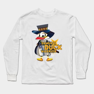 Samurai Duck Warrior Long Sleeve T-Shirt